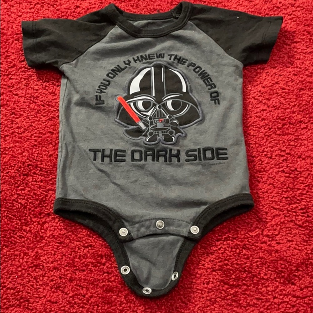 Star Wars Darth Vader Onesie 6m